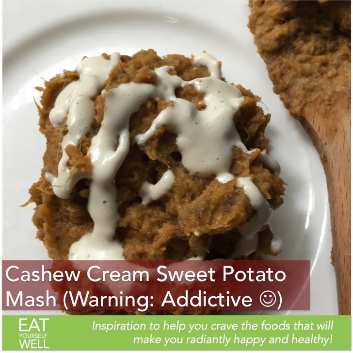 Cashew Cream Sweet Potato Mash