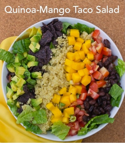 Quinoa-Mango Taco Salad