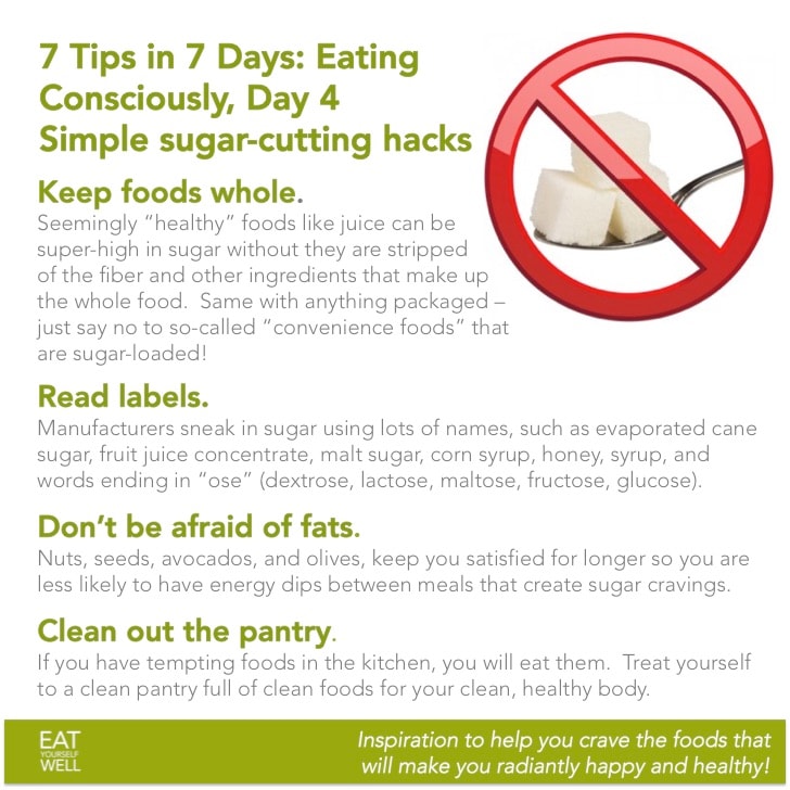 7 Tips in 7 Days: Day 4 - Simple Sugar-Cutting Hacks