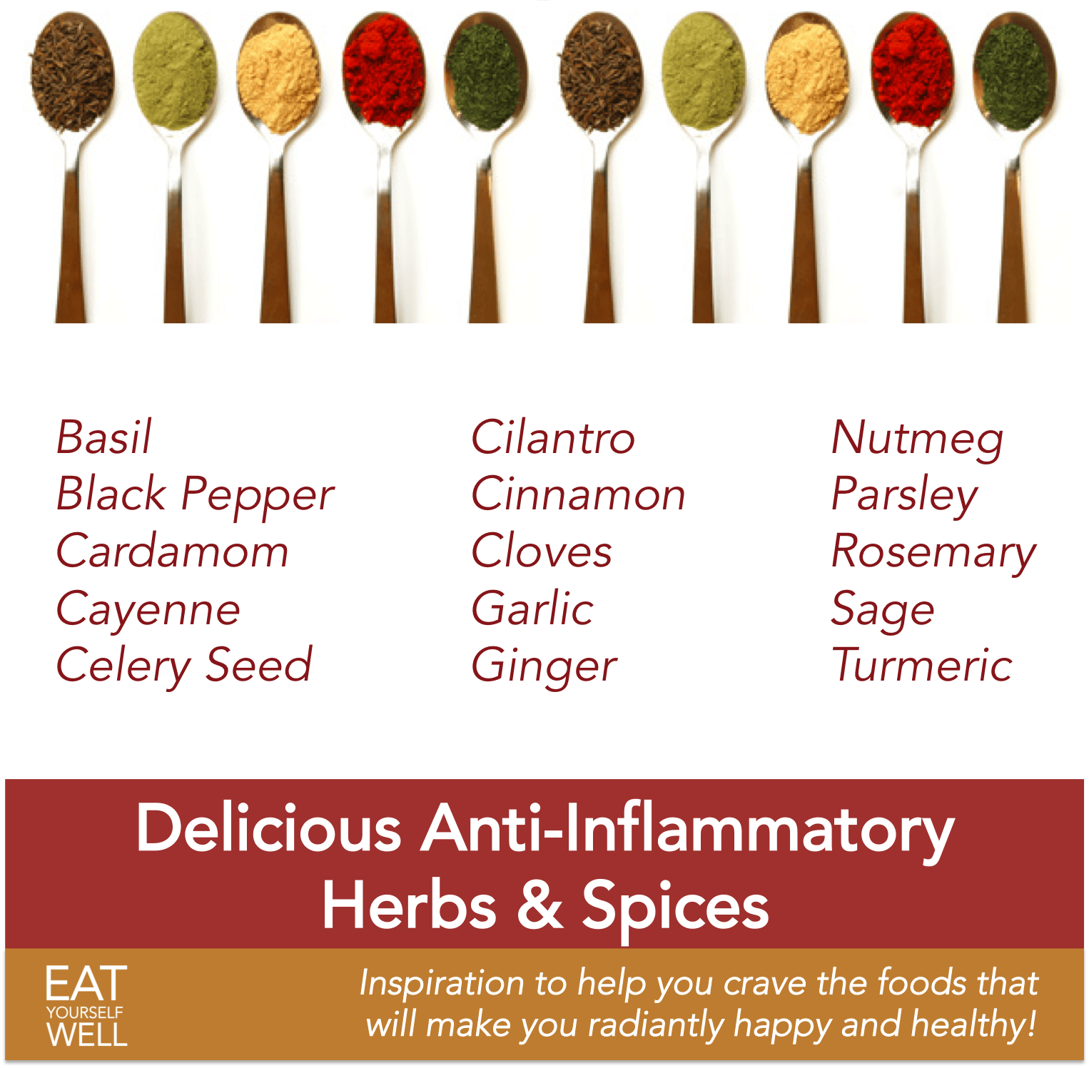Delicious Anti-Inflammatory Herbs & Spices